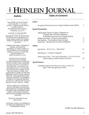 Issue No. 08 January 2001 52 pages