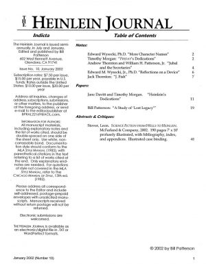 Issue No. 10 January 2002 48 pages