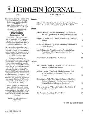 Issue No. 14 January 2004 For Us, The Living 48 pages