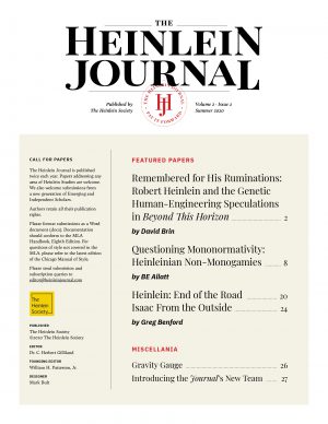 The Heinlein Journal #26 – Summer 2020 – 28 pages
